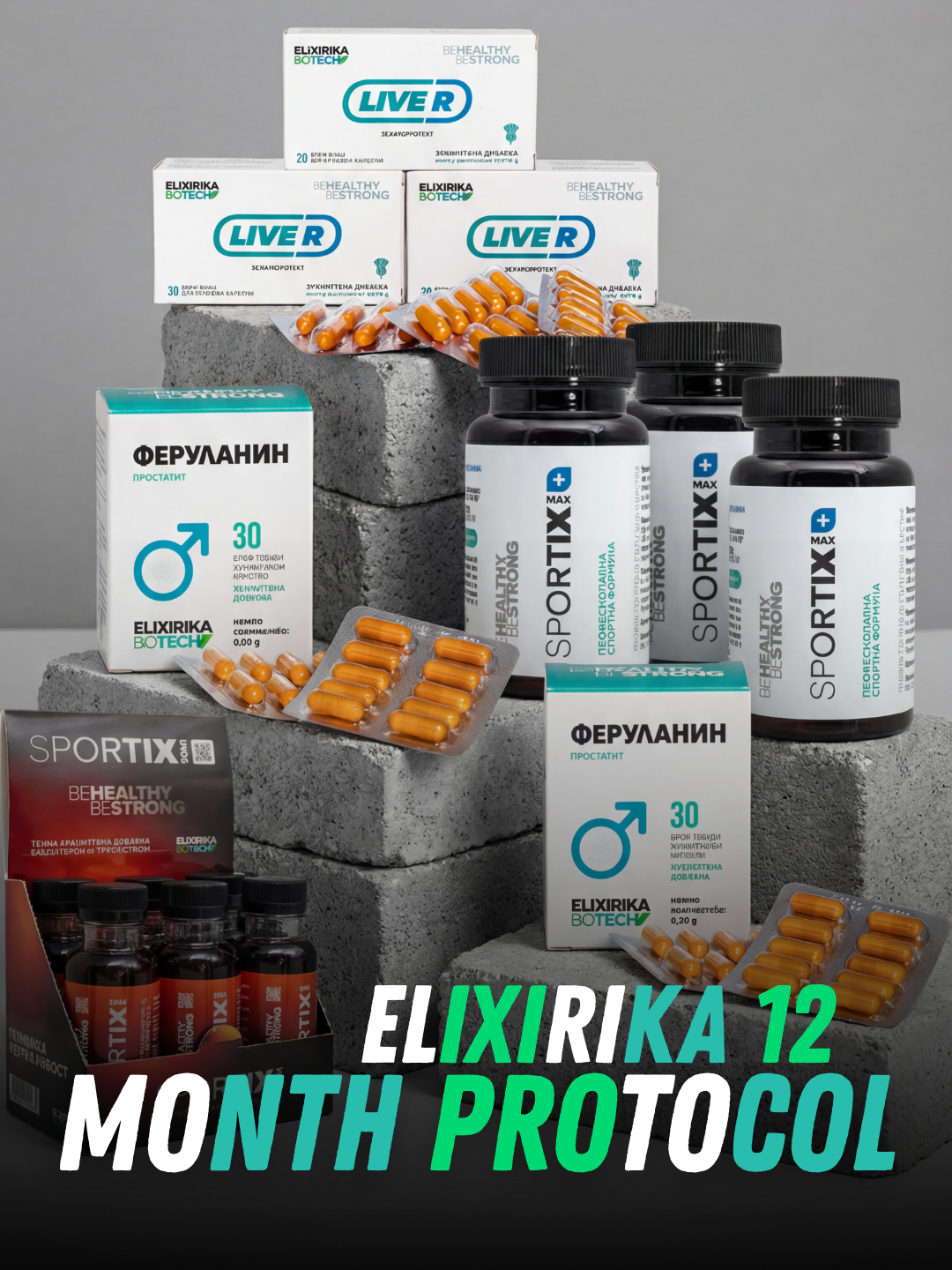 Elixirika 12-Month Protocol – Структурирана подкрепа за цяла година